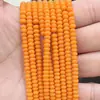 Ábaco de cuentas de vidrio esmaltado multicolor, espaciador de cuentas planas de vidrio, imitación de jade, accesorios para joyería DIY, espaciador 4*2mm al por mayor