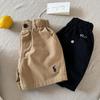 Shorts de mezclilla crema 2025 Verano Moda japonesa Casual para niños y niñas