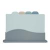 Tabla de cortar rectangular combinada para utensilios de cocina de exportación, tabla de cortar redonda de cuatro piezas, tabla de cortar ppABS