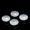 Colgante de Ágata Blanca Natural Hongchu Crystal para la Paz Accesorios de Joyería DIY Ágata Blanca Donut Cuentas Sueltas Al por Mayor