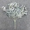 Buquê de Folhagens Artificiais com Folhas de Jujuba, Flores Artificiais para Arranjos de Casamento, Capim-dos-pampas, Flores Artificiais, Buquê de Folhagens Artificiais com Folhas
