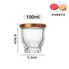 Botella de Vidrio para Nido de Pájaro Frescamente Guisado, Botella Dispensadora de Yogur con Leche Fresca, Resistente a Altas Temperaturas, Apta para Esterilizar al Vapor, Botella Sellable para Hígado de Pez Frescamente Guisado