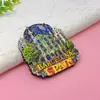 Imanes de Nevera de Souvenir de Viaje Europeo España Pegatinas Magnéticas de Madera para Colección y Decoración