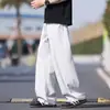 26 Pantalones Deportivos Casuales de Pierna Recta para Hombre de Primavera y Verano, Pantalones Anchos Sueltos Estilo Hong Kong, Pantalones de Trabajo Americanos tipo Paracaidista, Modernos
