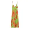 Comercio Exterior 2026 Verano Nuevo Estilo Europeo y Americano Moda Femenina Sexy Chica Caliente Vestido con Tirantes Estampado 3067345