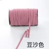 Cinturón para caminar a caballo banda elástica de 3 mm color blanco y negro banda elástica de alta elasticidad de 6 mm fabricantes de goma elástica para carreras de caballos banda de goma para cerrar mangas de gorro de cama