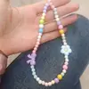 Novo cordão para celular feminino fresco doce corrente de contas ornamentos laço de amor acessórios de corrente para celular decoração de bolsa