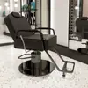 Cadeira de barbeiro salão de cabeleireiro banqueta para corte de cabelo salão de beleza área de permanente e coloração assento elevatório cadeira de salão de beleza