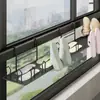 Balcón Secado Zapatero Artefacto Antirrobo Barandilla Protectora de Ventana Rejilla de Secado de Ventana Repisa de Ventana Secado Exterior Soporte para Sandalias