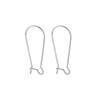 Pendientes de plata de ley S925 con forma de U, geométricos, franceses, con gancho para la oreja, accesorios de joyería DIY, pendientes hechos a mano, pendientes sencillos chapados en oro