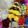 18 Flores Artificiais, Atacado de Suprimentos Funerários e Sacrificiais, Flores Artificiais para o Festival Qingming, Flores para Visitar Túmulos durante o Festival Qingming, Flores Falsas