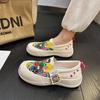 Mocasines Mary Jane Mujer Al por Mayor Nuevos Primavera Suela Gruesa Perezosos de un Paso Zapatos de Lona Zapatos Deportivos Casuales