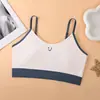 Período de Desarrollo de Chica Deportiva Juvenil Ropa Interior para Mujer Sujetador Push-Up Seamless para Pecho Pequeño Sin Aros Anticaída Ligero y Hermoso en la Espalda