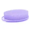 Cepillo de Baño de Silicona de Grado Alimenticio, Cepillo de Entrenamiento Táctil de Integración Sensorial para Niños, Venta Directa de Fábrica, Cepillo de Baño con Gancho de Silicona