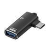 Adaptador tipo c dois em um otg telefone celular para apple usb3.0 conversor 15 carga rápida PD100W