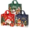 Bolsa de Tela No Tejida Festival de Navidad Personalización Tienda de Ropa Bolsa de Regalo de Alta Gama Bolsa de Compras Personalización con Imagen Logotipo