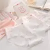 Estilo Japonês Coelho Rosa Menina Fofa Estudante Universitária Shorts Femininos Simples Respiráveis de Cintura Média Calcinhas Triângulo Atacado Transfronteiriço