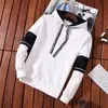 Traje Casual de Primavera para Hombre Marca de Moda Deportiva Conjunto Delgado de Ropa para Primavera y Otoño Sudadera Tendencia Guapo Estilo Coreano Chaqueta para Hombre