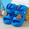 Pantuflas de Verano 2025 Nuevas Ropa Exterior Infantil Sandalias Lindas de Cachorro Dibujos Animados Sandalias Suaves para Baño Niño Pequeño