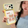 Funda linda de animalito para teléfono adecuada para Apple 16PROMAX, funda suave para iPhone 15Plus, 14 estilo fresco, 13 divertida