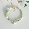 Pulsera de Cerámica Jingdezhen Nueva Pulsera de Cerámica China Joyería Estudiante Estilo Tíbet Cuerda Trenzada a Mano Puesto Regalo para Estudiante