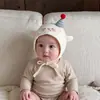 Gorro para Bebé y Niño Pequeño para Primavera, Otoño e Invierno, Lindo Gorro Cálido de Estilo Coreano con Protección para los Oídos para Bebés Pequeños, Gorro con Cubre Rostro a Prueba de Viento para Exteriores
