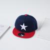 Gorra de béisbol para niños de estilo coreano, nueva gorra de primavera y otoño, a prueba de sol, plana, estilo hip hop, con estrella de cinco puntas, para todo tipo de partidos, venta al por mayor