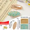Kit de Material para Presilha de Cabelo DIY Brocado de Canção Feminino, Acessórios de Cabelo Artesanais Infantis Estilo Chinês Novo, Acessórios de Joias do Patrimônio Cultural Imaterial