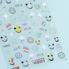Serie M614 de Pegatinas para Uñas de Helado Brillante con Carcasa de Hierro Serie de Postres Dulces Lindos Simples Pegatinas Adhesivas para Uñas