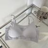 Camisola de seda helada con espalda plisada y tirantes finos para mujer, ropa interior transpirable sin costuras para dormir