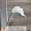 Venda quente transfronteiriça flor artificial lírio-calla taro impressão EVA flor falsa decoração de casa fileira de flores de casamento flor roupa macia