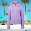 Roupa Corta-Vento e Proteção Solar para Mulheres, Feita Sob Medida, Respirável, Secagem Rápida, Seda Gelada, Leve, Anti-UV, Cardigan, Jaqueta de Pele