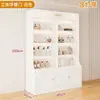 Vitrina de cosméticos, vitrina de uñas para salón de belleza, estante de productos para el cuidado de la piel con puerta de cristal, estante de múltiples niveles