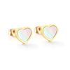 Pendientes Nuevos de Otoño e Invierno Europeos y Americanos Lujo Accesible Moda Versátil Metal Estilo Frío Corazón Geométrico Pendientes de Exportación para el Día de San Valentín