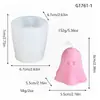 Adorno de Fantasma de Halloween Transfronterizo Molde para Velas DIY Fiesta de Fantasmas Velas Aromáticas Peculiares Molde de Silicona