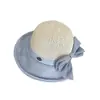 Sombrero de paja de protección solar de verano con ala ancha y pajarita, sombrero de sol para mujer para exteriores, vacaciones en la playa, protección UV