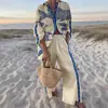 Estilo Nuevo Europeo y Americano Creativo Patrón de Pez Traje Casual Holgado Pantalones Deportivos de Pierna Ancha Conjunto Casual con Temática Oceánica
