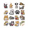 Parche de Cachorro de Dibujos Animados Bordado con Respaldo Adhesivo Accesorios de Ropa DIY Muestra Personalización Bordado