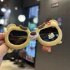 Gafas de Sol Polarizadas de Dibujos Animados Enojados para Niños, Gafas Festivas de Osito, Gafas de Sol para Bebé, Oso Violento de Silicona para Niños