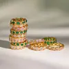 Jieding Joyería Estilo Europeo y Americano Anillo de Acero de Titanio en Forma de Corazón para Mujer, Joyería de Acero Inoxidable de Lujo de Gama Alta que No se Desvanece