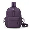 Bolsa de Pecho para Deportes al Aire Libre Ligera Multifuncional Gran Capacidad Simple Versátil de un Solo Hombro Cruzada Mini Mochila para Mujer