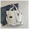 Mochila Niche Design Casual Textura Fashionable 2025 Primavera Nova Grande Capacidade Bolsa Tote de Ombro Feminina