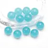 Cielo Estrellado Translúcido Degradado Brillo Parche de Resina Semiesférico Accesorios Pendientes DIY Vidrio Fantasma Degradado Cuentas Sueltas