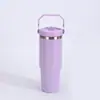 Copo de Aço Inoxidável 304 Transfronteiriço Portátil para Carro 30oz Copo Térmico a Vácuo de Camada Dupla Copo de Água Esportivo Portátil para Exterior