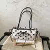 Bolsa de ombro feminina com design de nicho transfronteiriço estilo ins de bolinhas para axila, nova moda outono 2026 estilo coreano para o dia a dia