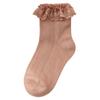 Calcetines para Niñas Verano Delgados Algodón Peinado Transpirables Encaje Niñas Princesa Danza Verano Calcetines para Bebé