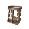Árbol rascador para gatos con cama integrada, Sisal, Tamaño pequeño, Patas bajas, Soporte universal para gatos, Ahorra espacio, Alfombrilla para todas las estaciones, Juguete rascador para gatos