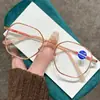 Óculos Estilo Novo Armação de Metal Brilho Fino Sensação de Alto Padrão Óculos de Leitura Femininos Óculos de Leitura Anti-luz Azul Femininos Moda de Alto Padrão