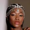 Sombreros de venta cruzada más vendidos, populares en Europa y América, accesorios de sombrero de malla multicapa con pedrería brillante para bodas de novia