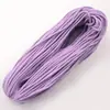 Cuerda de Algodón Retorcida de Ocho Hilos de Colores en Stock de 6 mm Cuerda de Algodón Sólido Hecha a Mano de Alta Calidad para Ropa DIY, Cintura, Sombrero y Accesorios